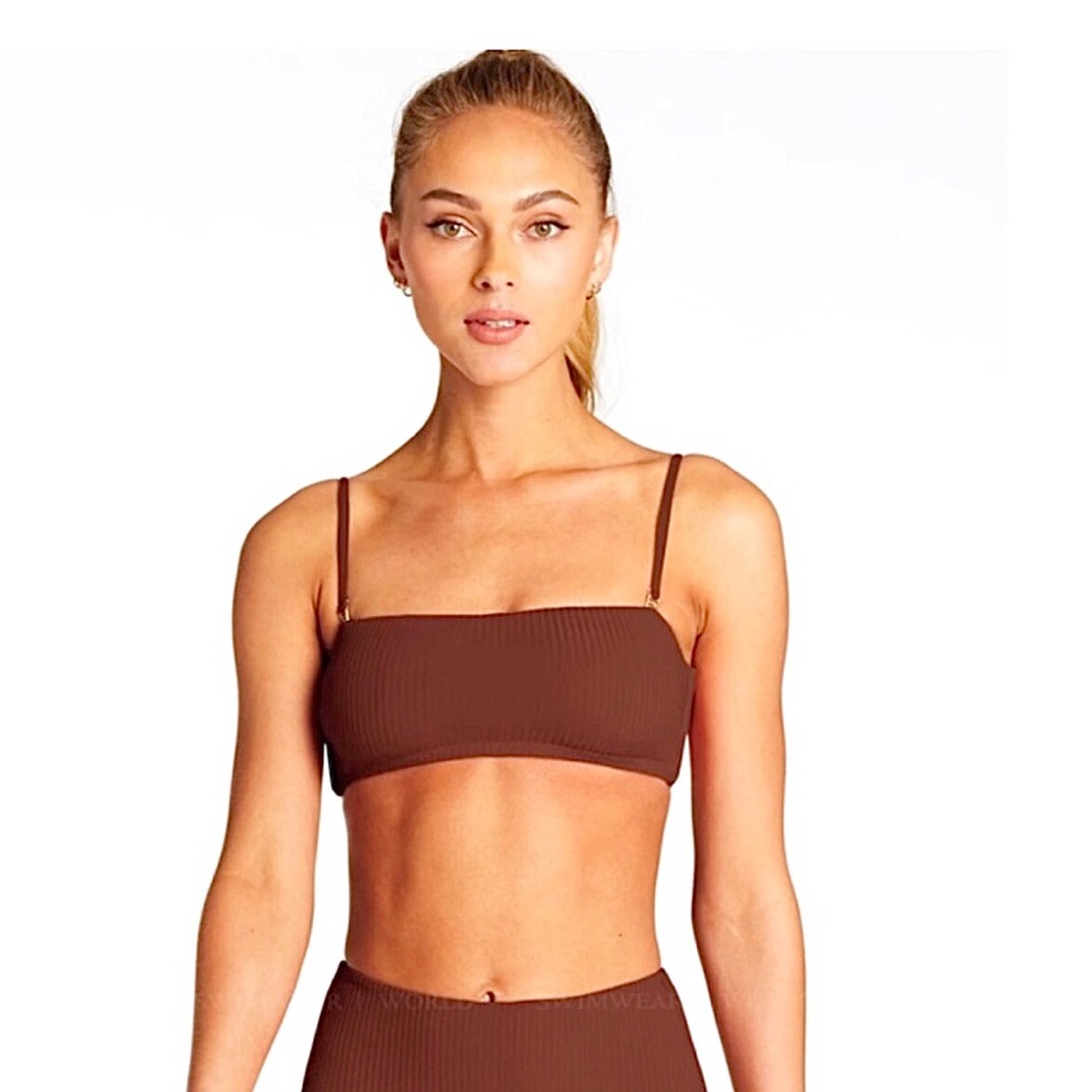 Vitamin A Women's Rust Brown Bikini Top